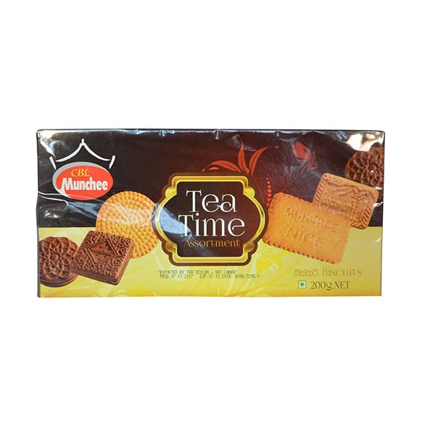 cbl munchee tea time assortment biscuits 200g