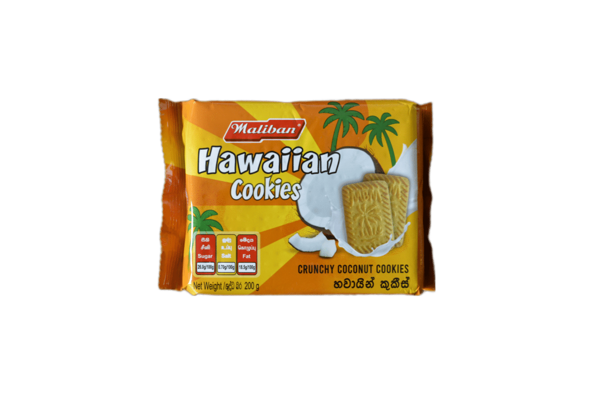 maliban hawaiian cookies 200g