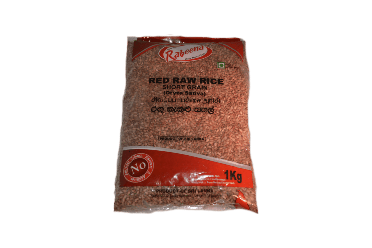 rabeena red raw rice (short grain) 1kg