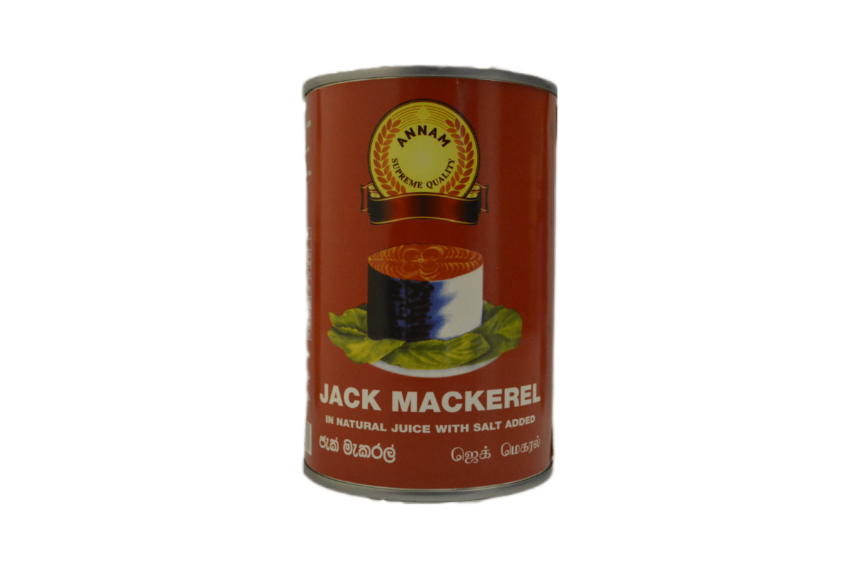 annam jack mackerel in natural juice with salt added 425g