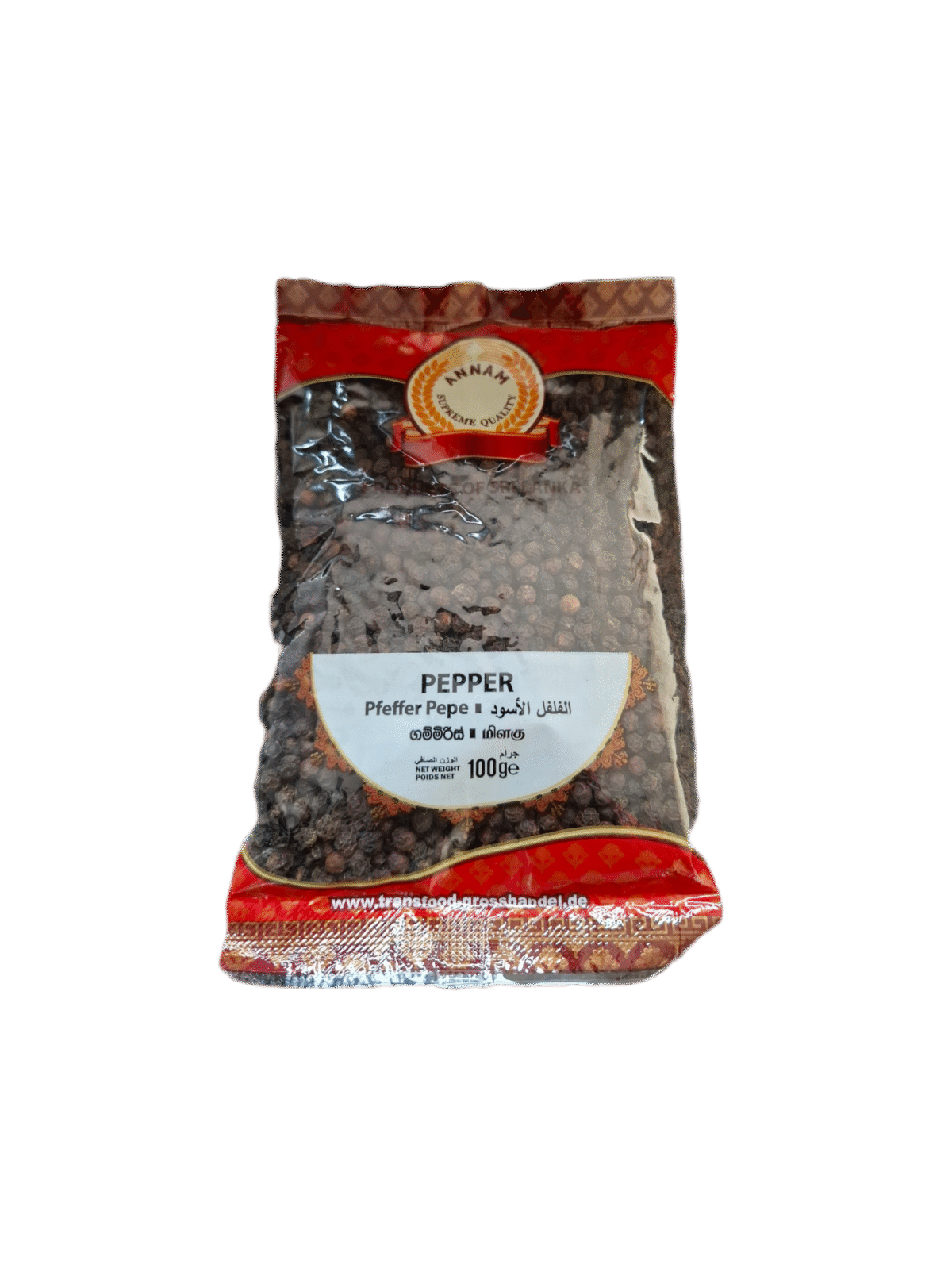 annam pepper black (sri lanka) 100g