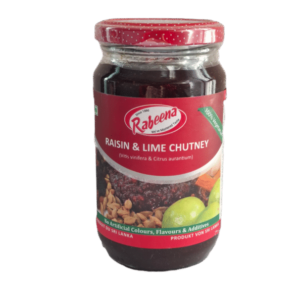 rabeena raisin & lime chutney 450g rabeena raisin & lime chutney 450g